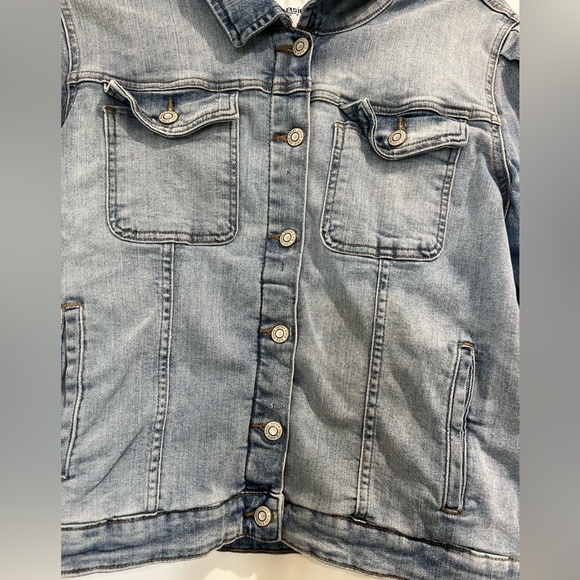 Kensie Woman’s Denim Jeans Jacket Size Large - Picture 4 of 12
